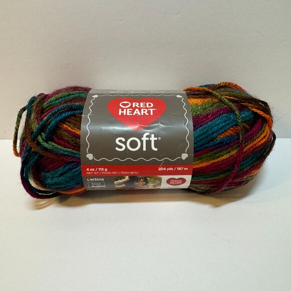 Red Heart Other - 1 Skein Red Heart Soft Yarn - Jeweltone